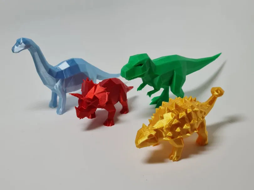 4 dinosaures faciles à imprimer - Maquette Print