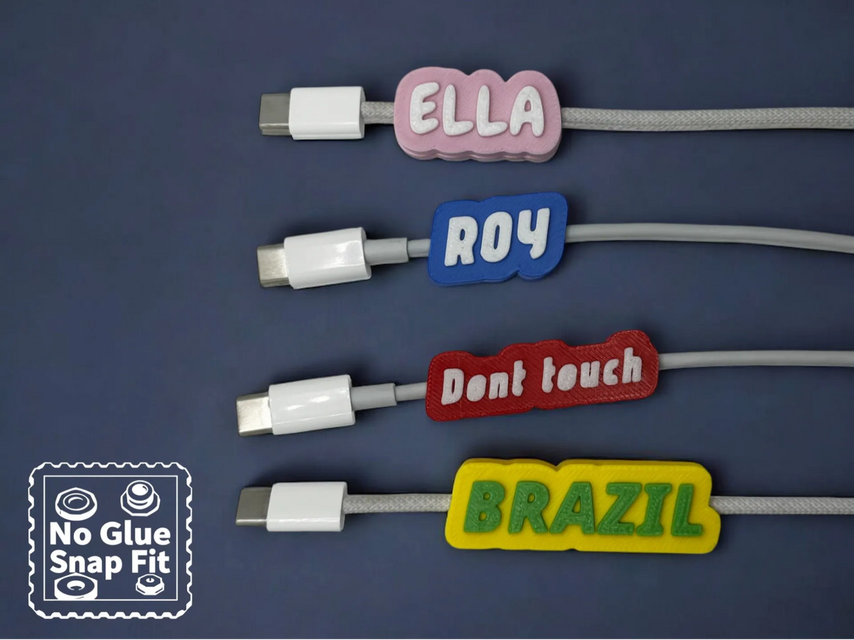 ClipMate – Étiquette personnalisée pour câbles - Cadeau Print