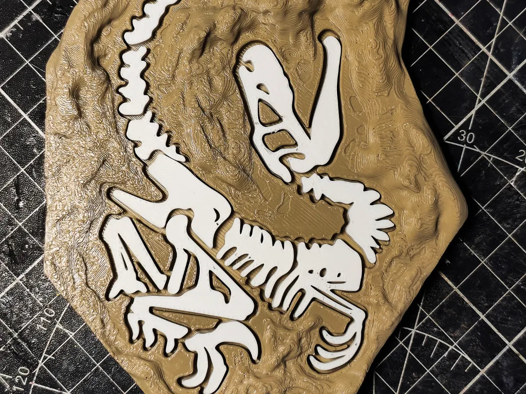 Casse-tête de fossile de dinosaure - Bébé Print