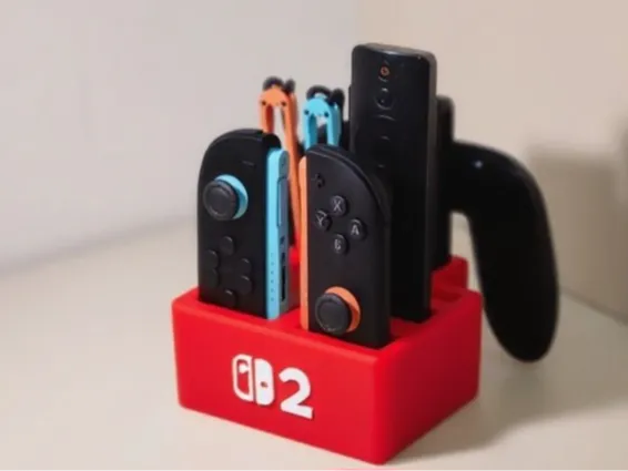 Support de rangement pour Joy-Con Nintendo Switch 2 - Jeux Print