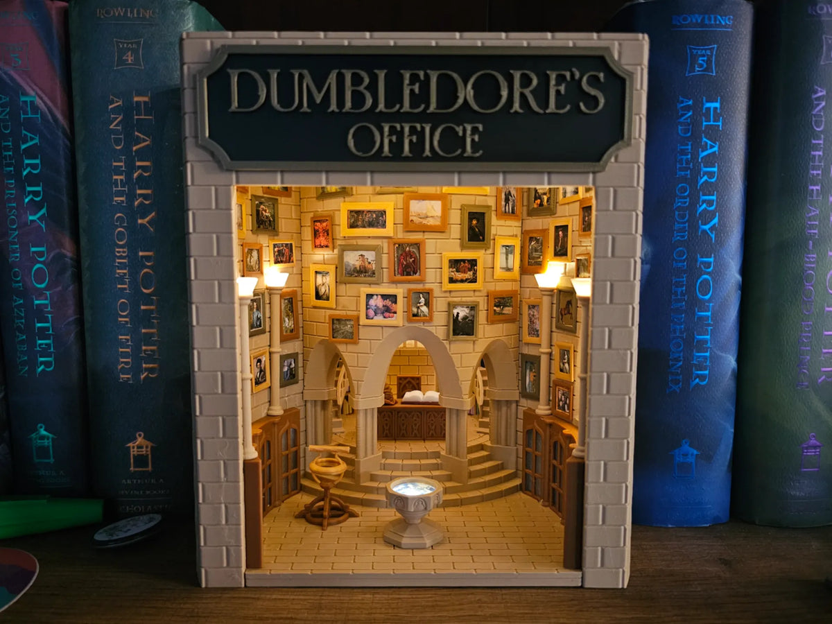 Bureau de Dumbledore, coin lecture Harry Potter - Geek Print