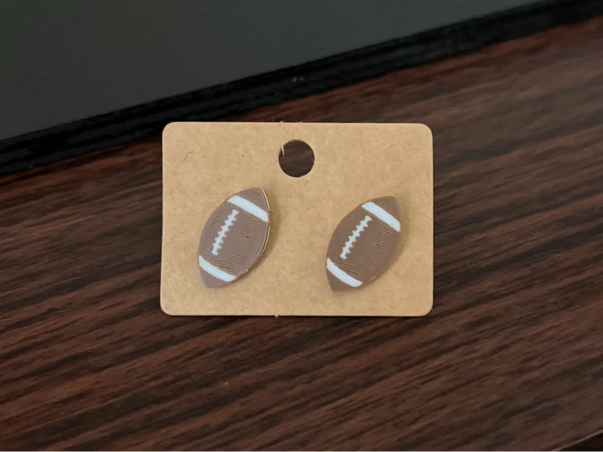 Boucles d'oreilles football - Bijoux Print