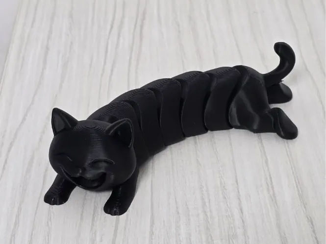 Chat articulé mignon et flexible - Figurine Print