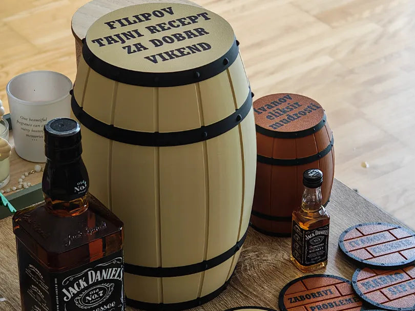 Coffret cadeau baril à whisky - Cadeau Print