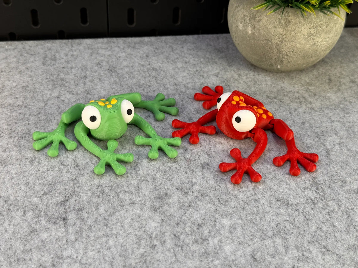 Grenouille mignonne articulée – modèle 2 - Geek Print