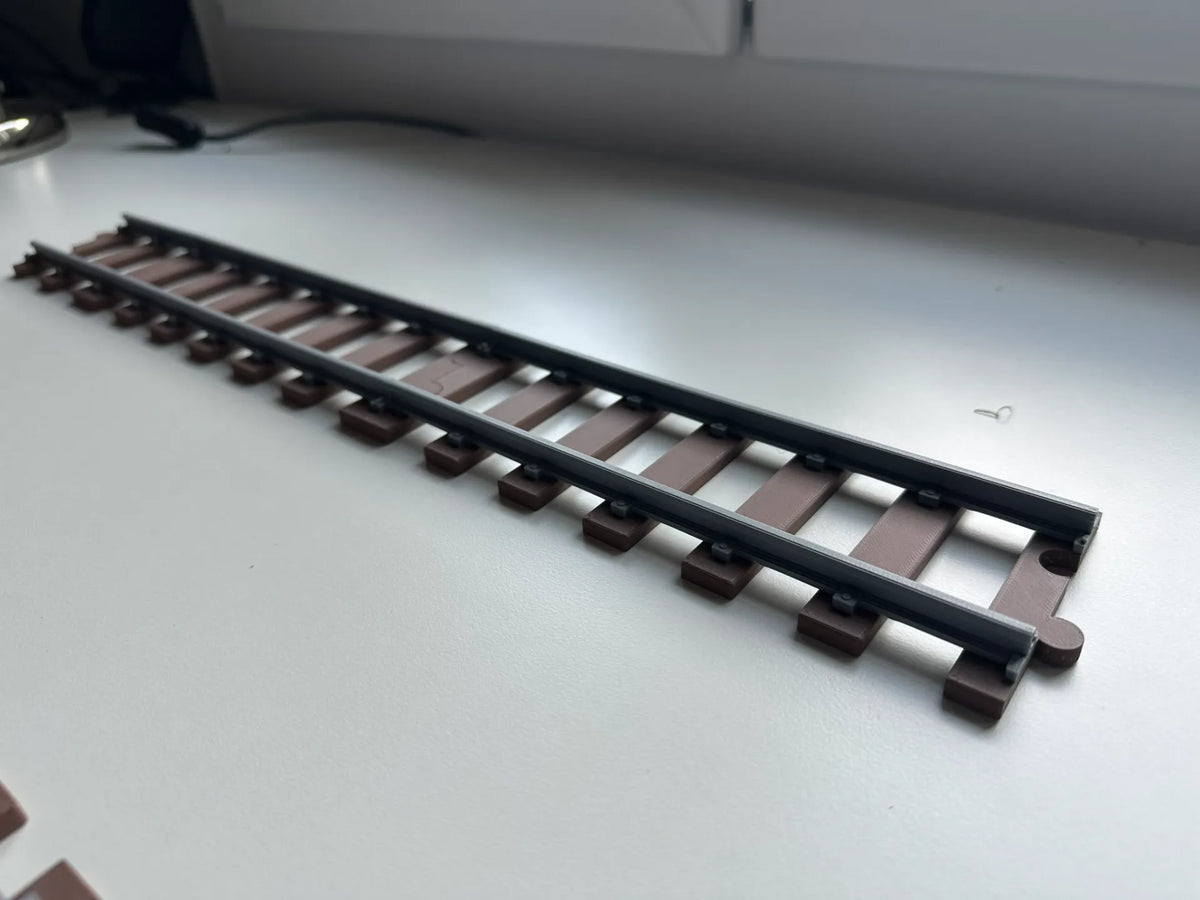 Voies de train droites à l'échelle G - Maquette Print