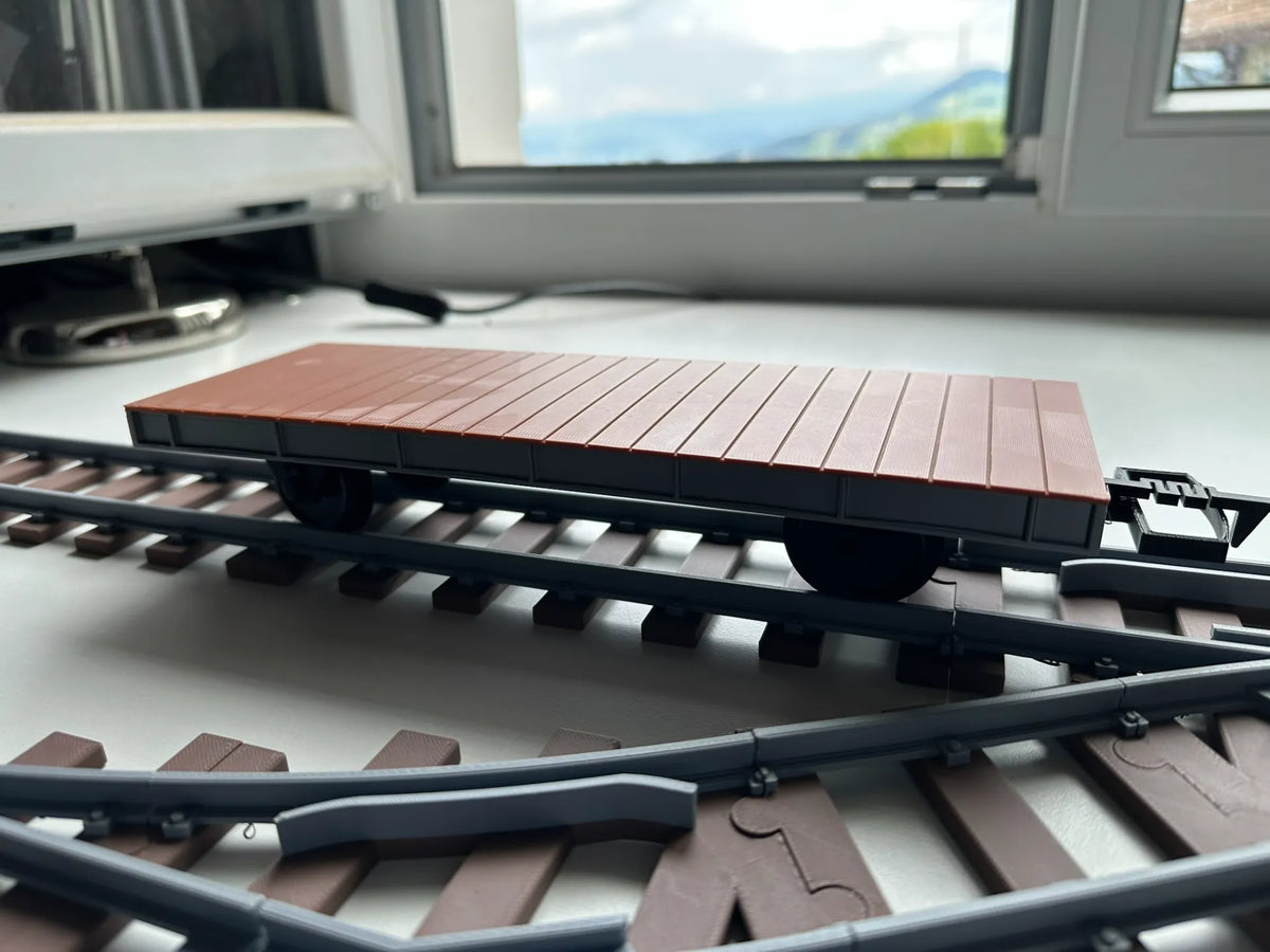 Wagon ouvert sur deux essieux (échelle G) - Maquette Print