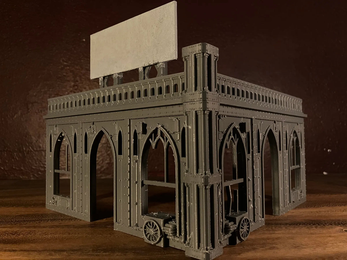 Boutique gothique intacte Terrain de jeu de guerre Type 1 - Maquette Print