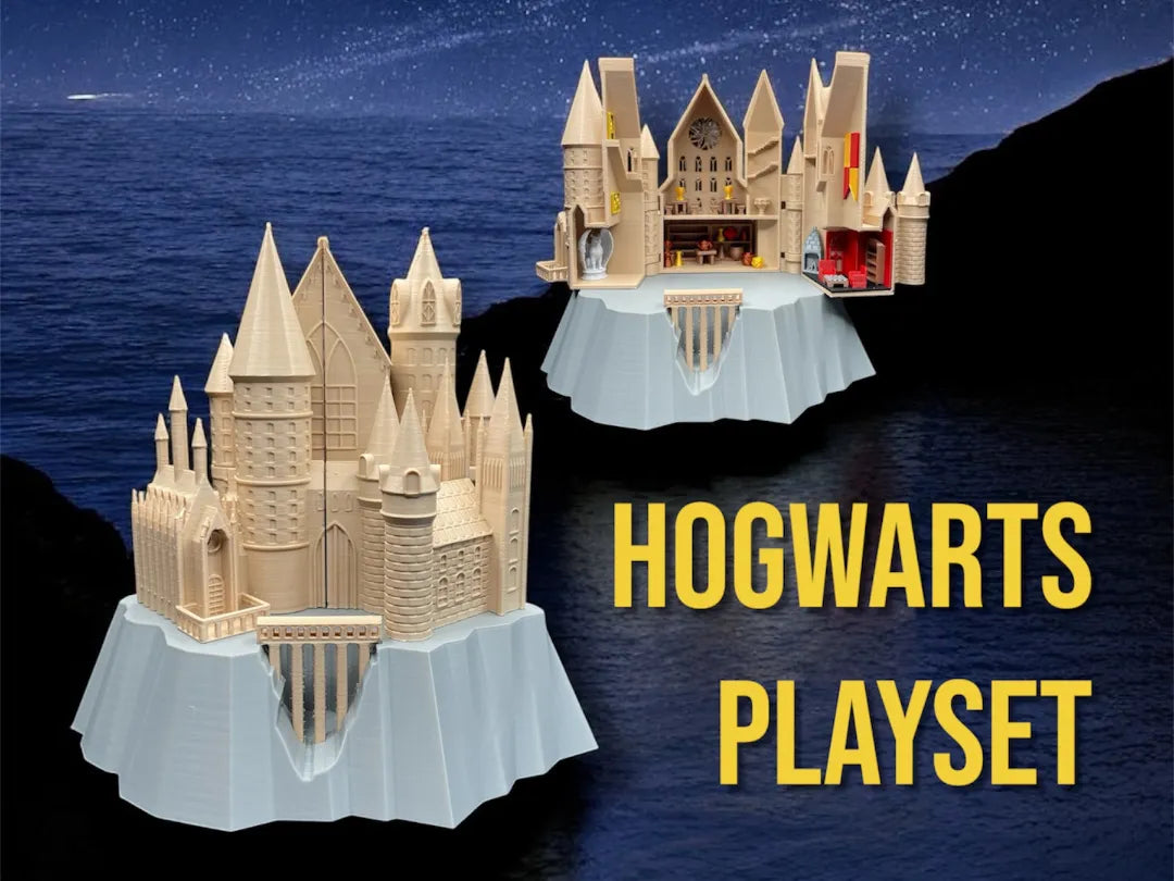 Château de Poudlard, Coffret de jeu - Geek Print