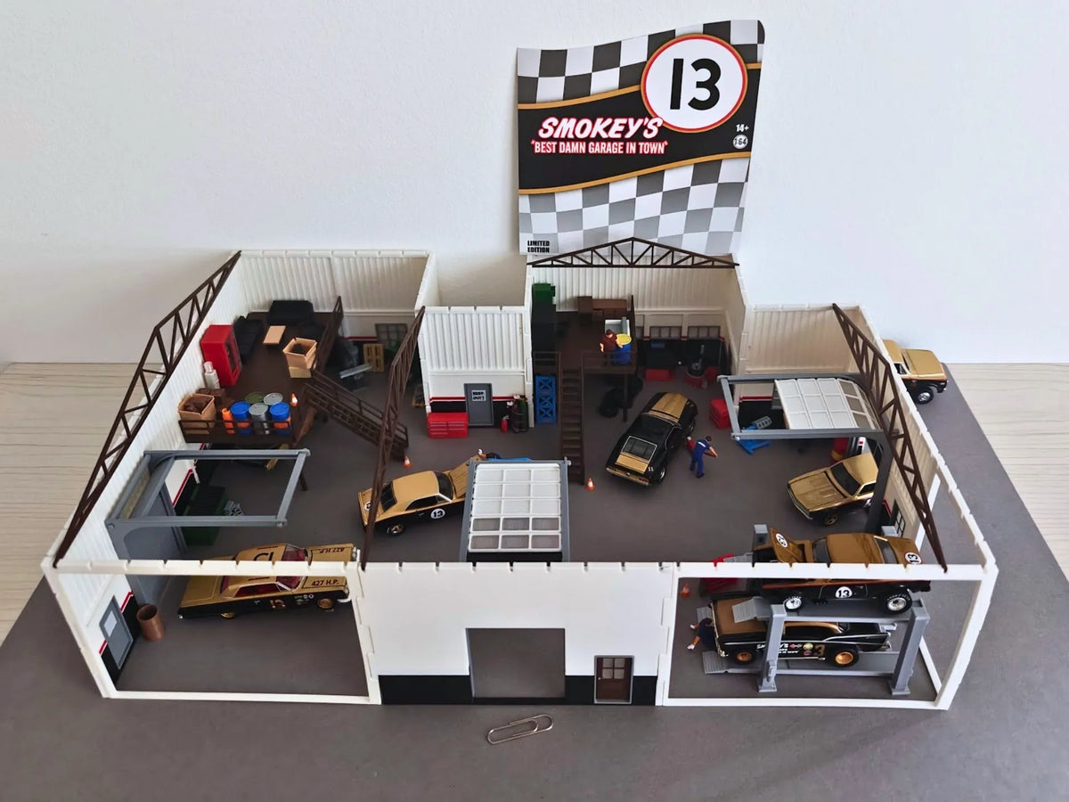 Diorama de garage modulaire 1:64 - Auto Print