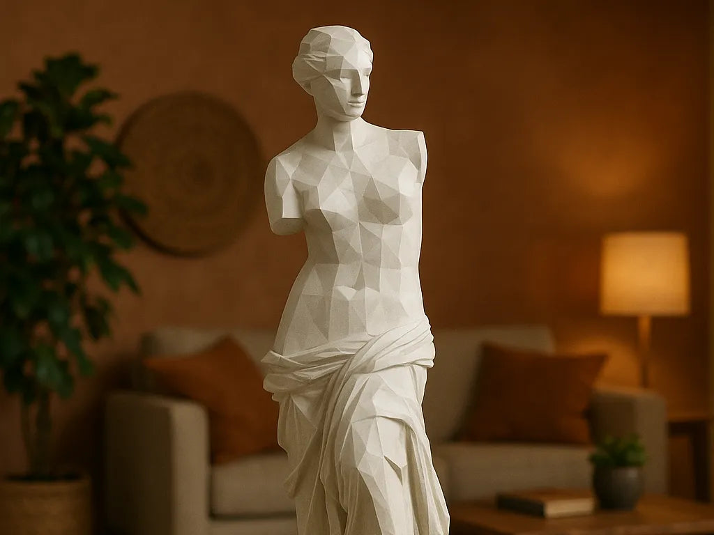 Vénus de Milo - série des plus grandes statues - low poly - Figurine Print