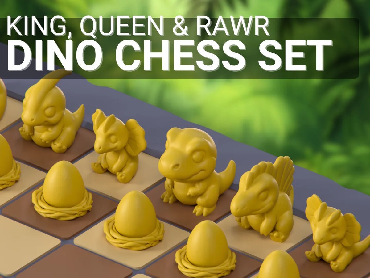 Jeu d'échecs Dino - Jeux Print