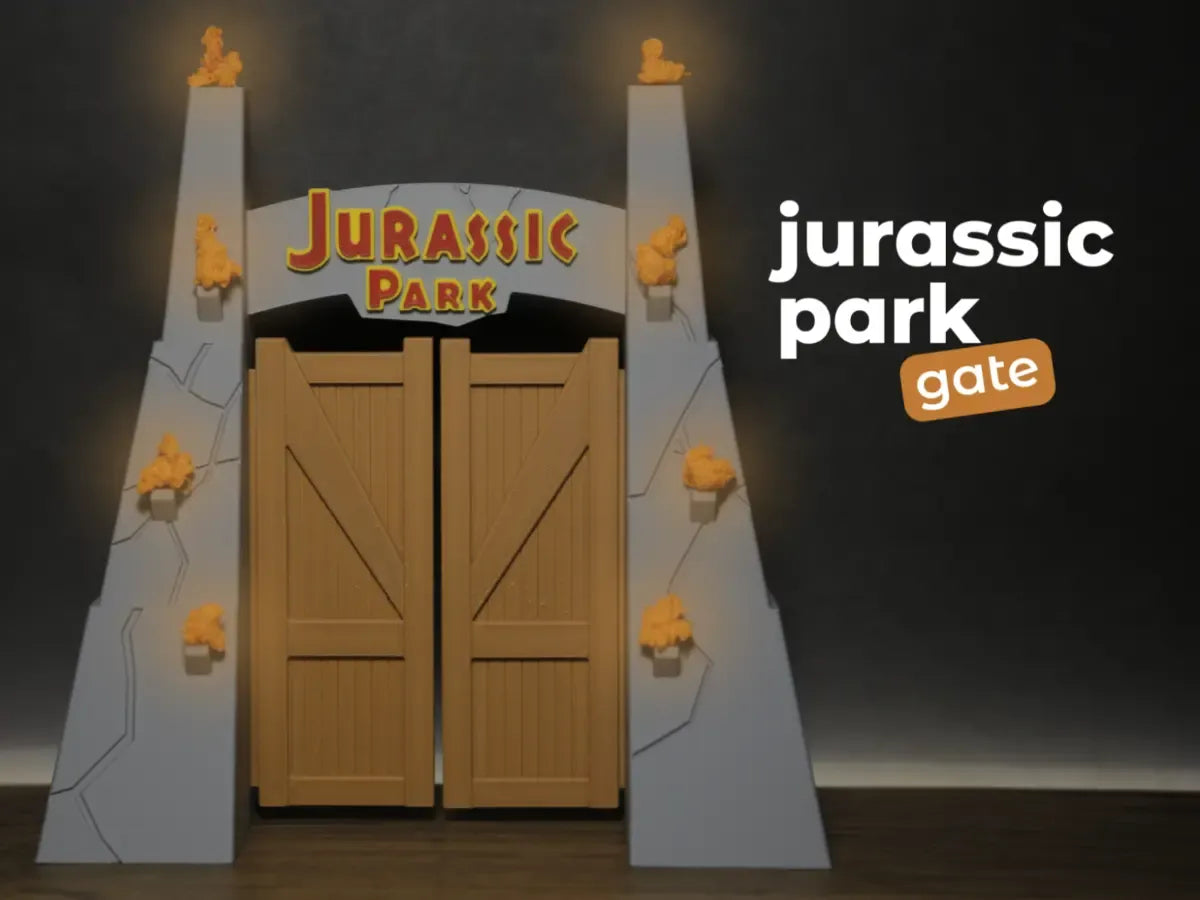 Portail de Jurassic Park - Geek Print