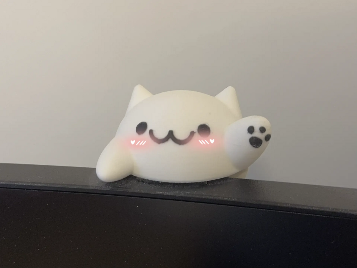 Bongo Cat - Compagnon d'écran - Figurine Print