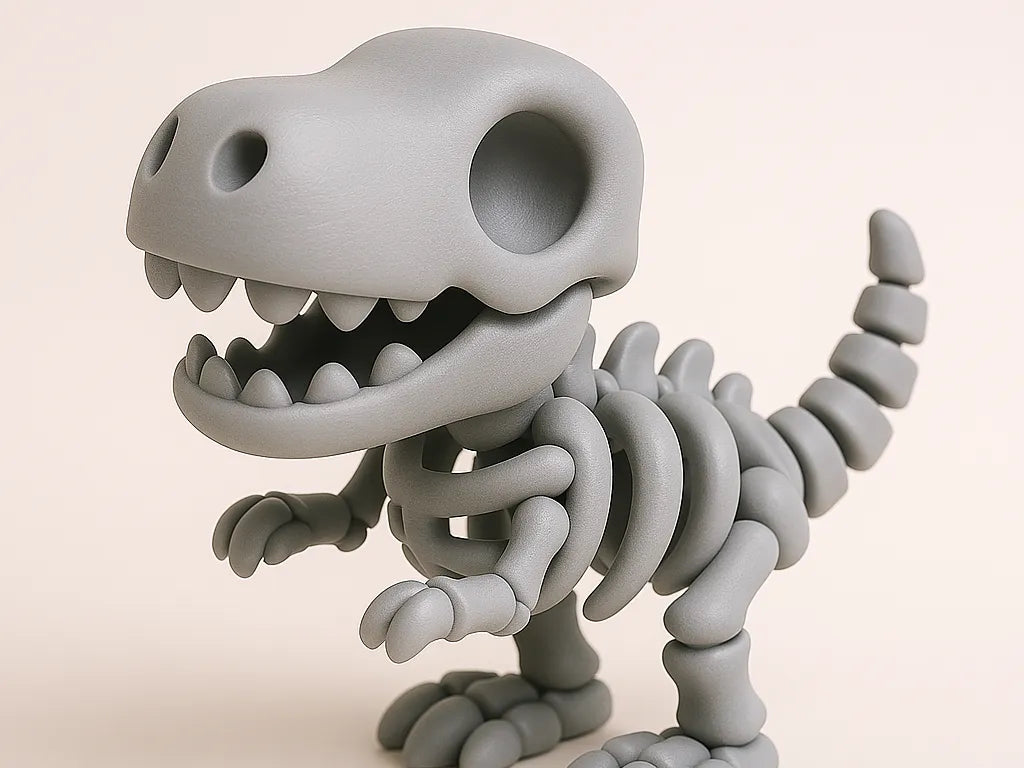 Mini dinosaure T-rex - Maquette Print