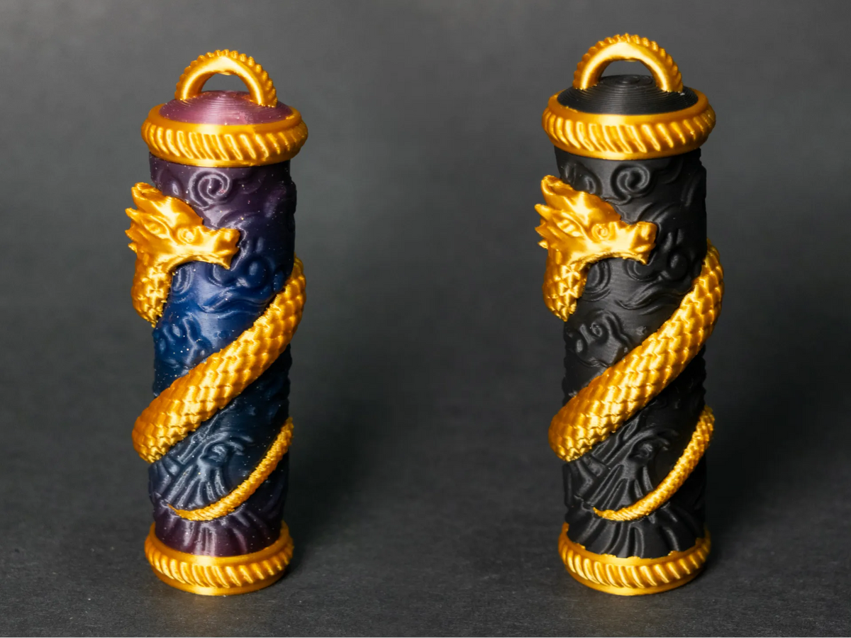 Porte-baume à lèvres en forme de dragon, charme pour sac - Figurine Print