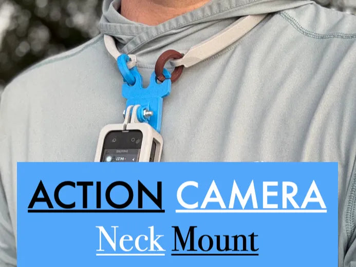 Support de caméra d'action pour le cou - Vélo Print