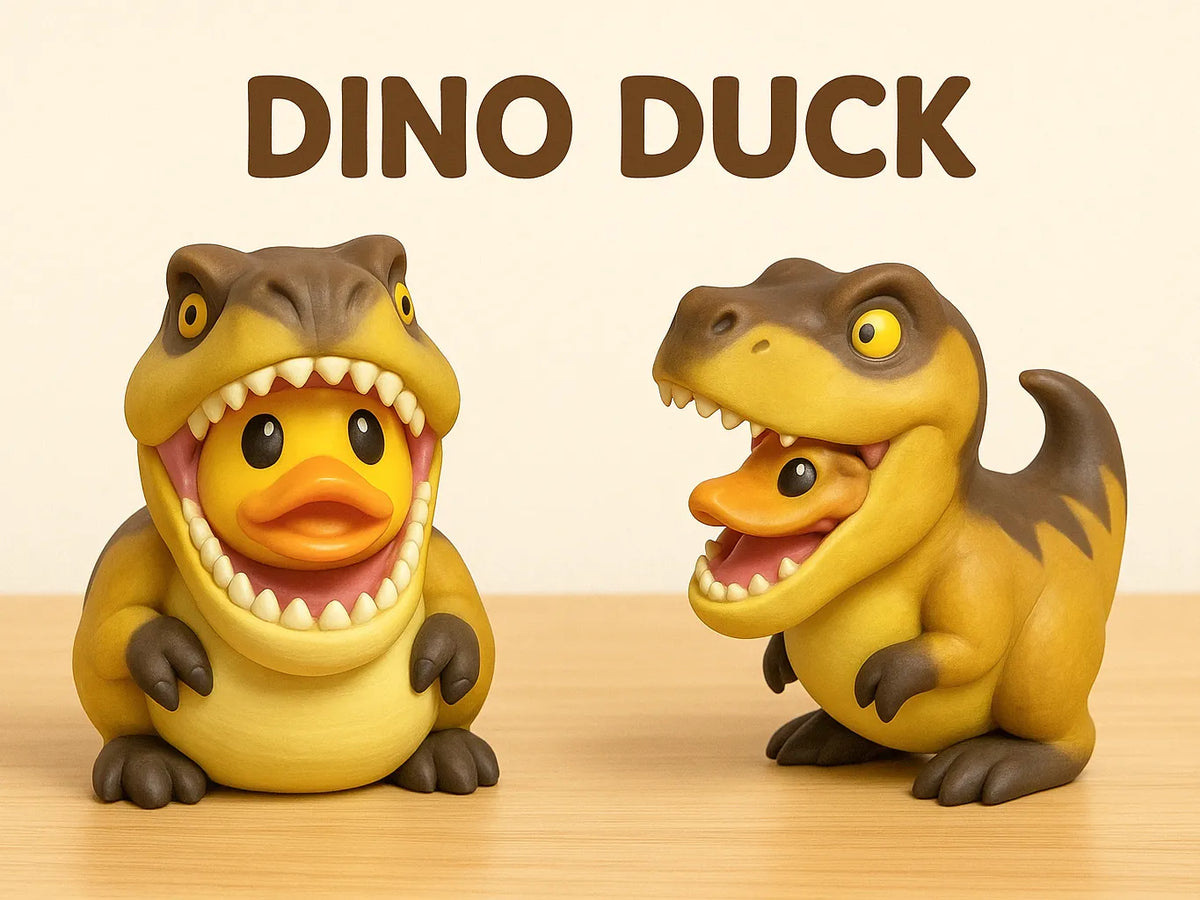 Jurassic Park - Papera T-Rex – Canard T-Rex Dino - Geek Print