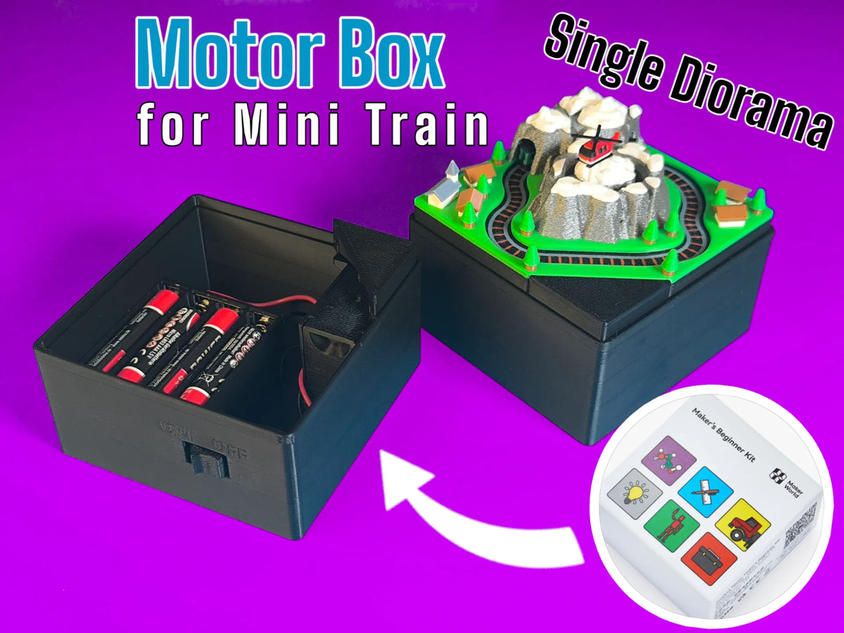 Boîte unique – Mini train pour kit débutant - Cadeau Print