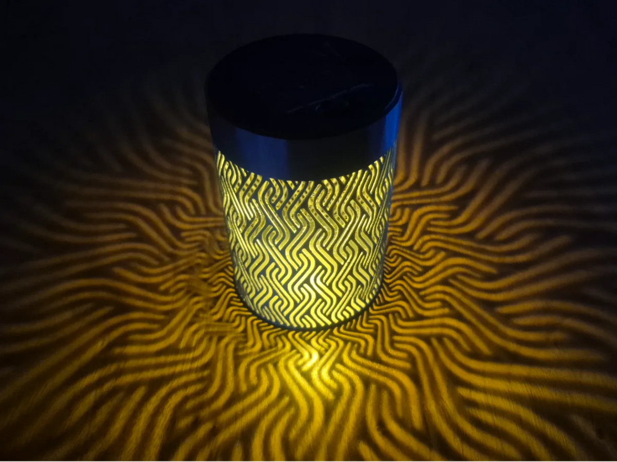 Lampe solaire de jardin en forme de soleil - Lumière Print