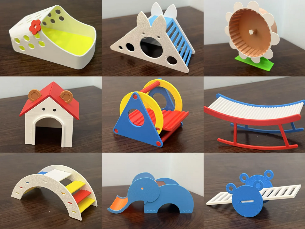 Grande collection d'installations ludiques pour hamsters - Pet Print