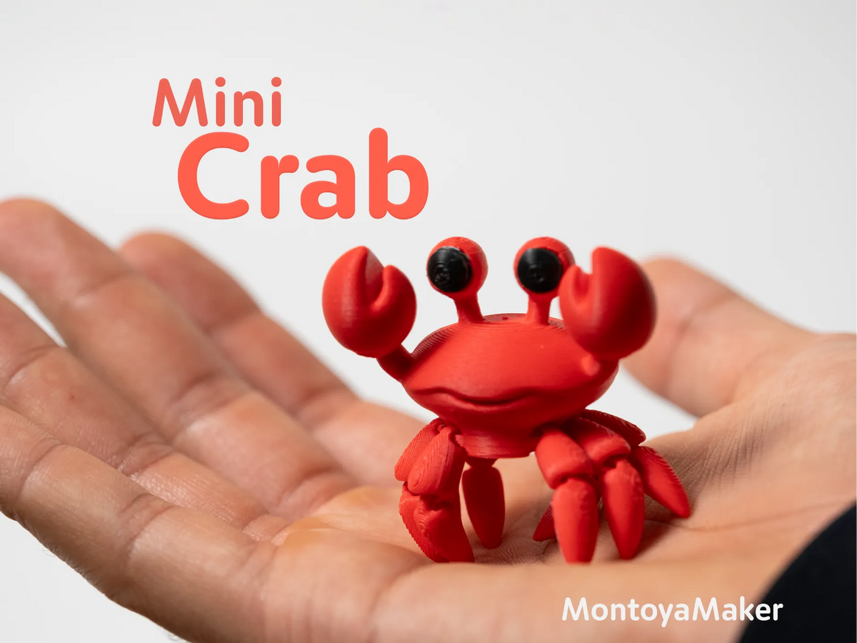 Mini Crabe – Articulé & Porte-clés - Figurine Print