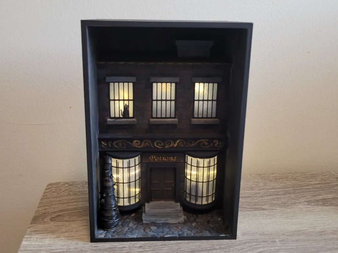Nook de livre Boutique de Potions Inspiré par Harry Potter - Maquette Print