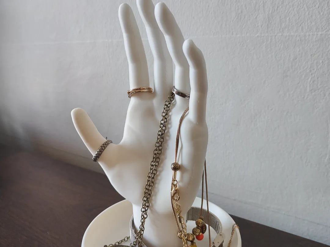 Support à bijoux en forme de main, porte-bagues, porte-colliers - Bijoux Print