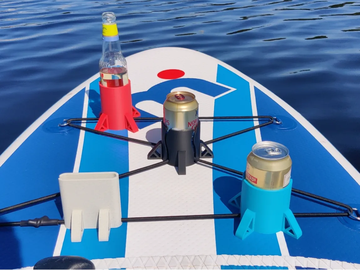 Support téléphone et boisson offrant une stabilité accrue pour le stand-up paddle - Sport Print