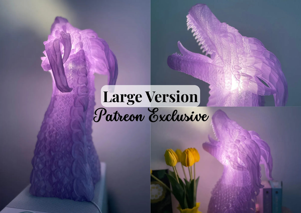 Lampe Tête de Dragon pour Kit Lampe LED - Outdoor Print