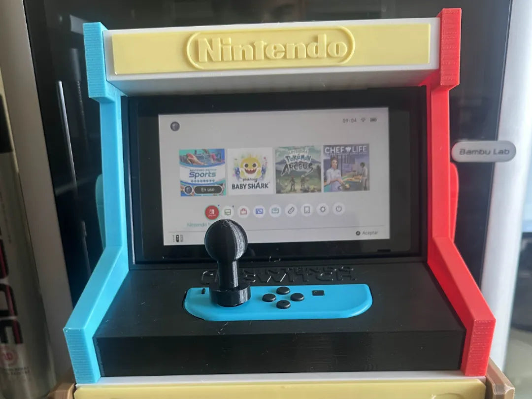 Support de console d'arcade rétro pour Nintendo Switch - Jeux Print