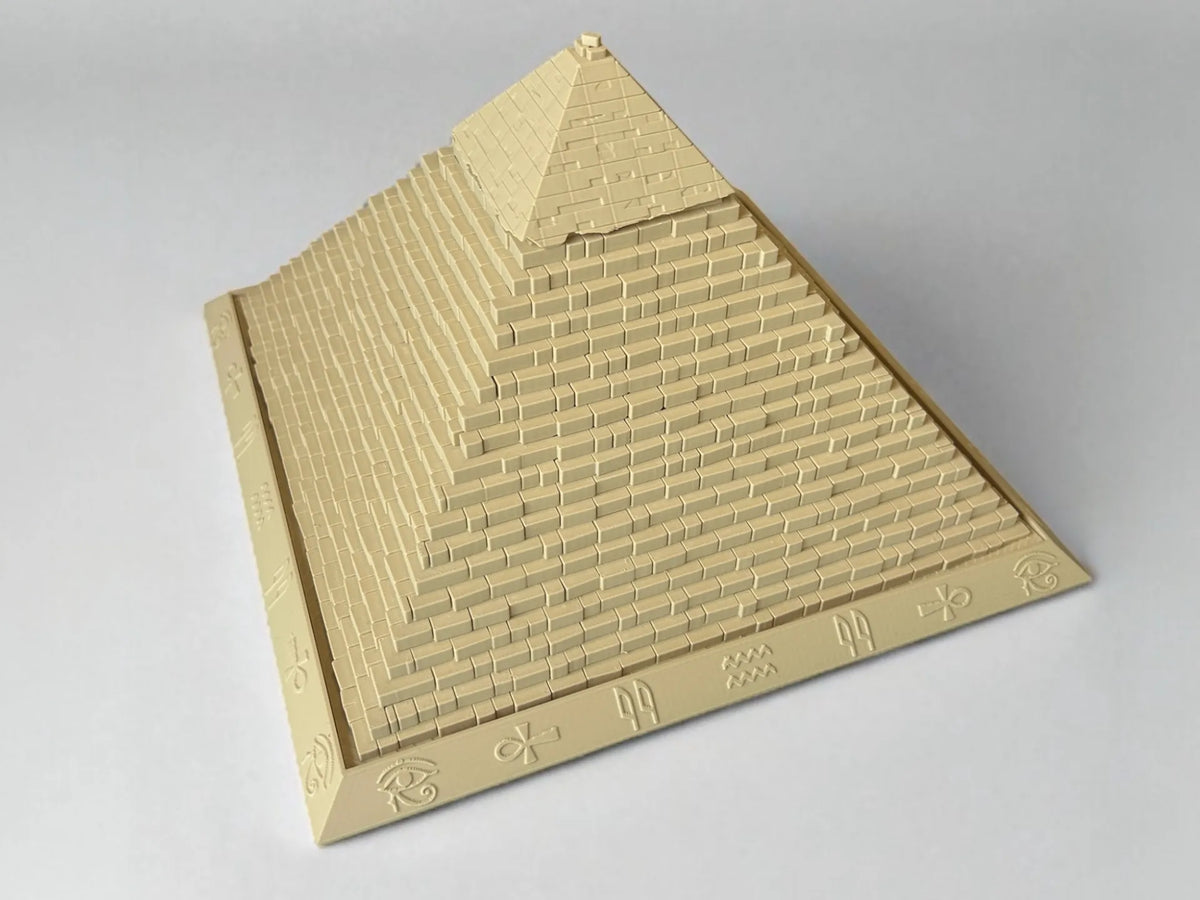 Modèle de pyramide égyptienne - Maquette Print