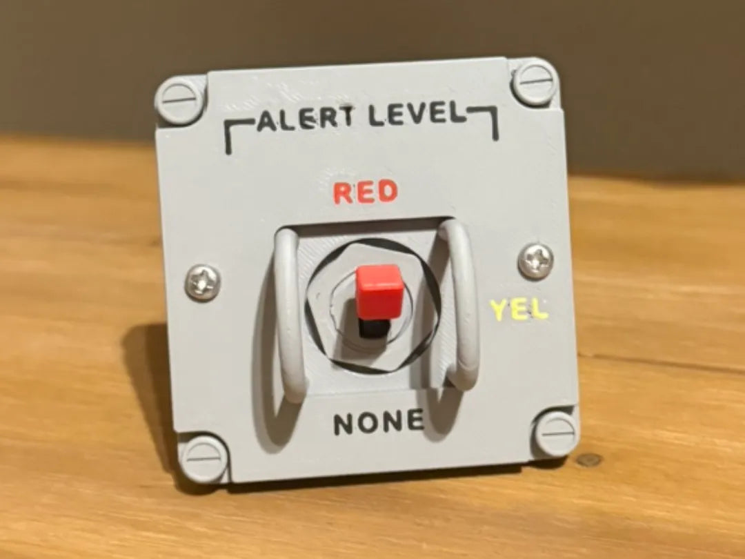 Star Trek Alerte Rouge/Jaune ! Interrupteur à bascule - Geek Print