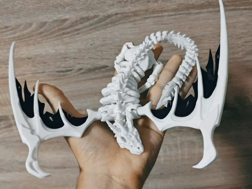 L'Aile Creuse, le Wyverne Osseux - Cosplay Print