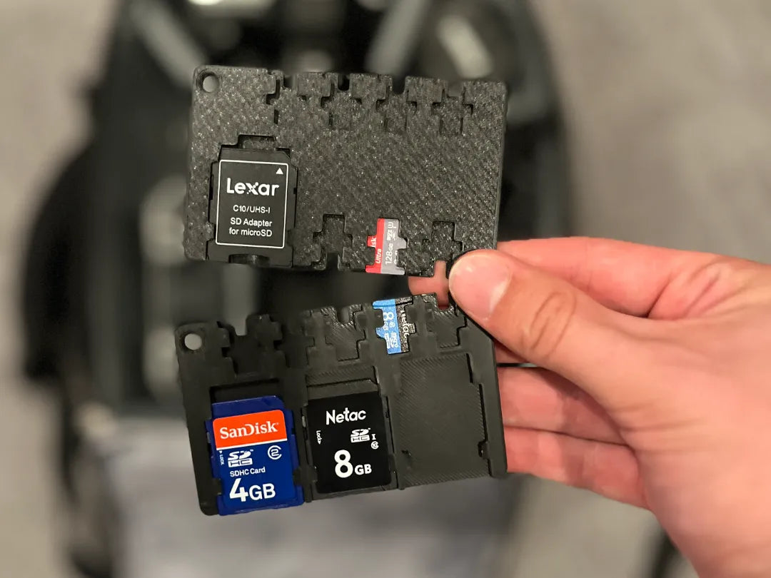 Support de cartes SD format carte de crédit, Micro SD+Standard - Tech Print