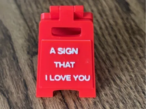 Un signe que je t'aime pour la Saint-Valentin - Fêtes Print
