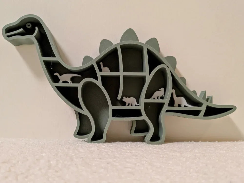Étagère à dinosaures et figurines miniatures - Figurine Print