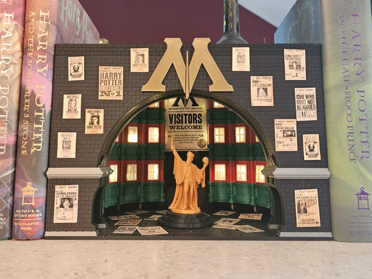 Harry Potter - Ministère de la Magie - Décor de bibliothèque - Maquette Print