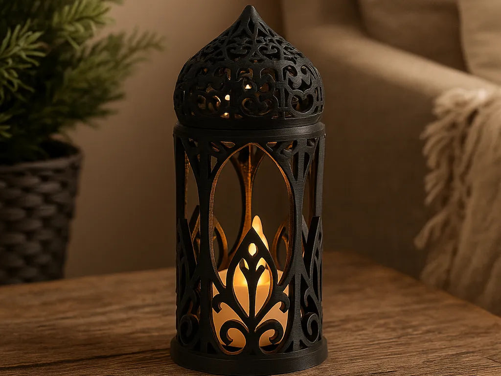 Lanterne Arabe – Photophore LED Ornemental - Lumière Print