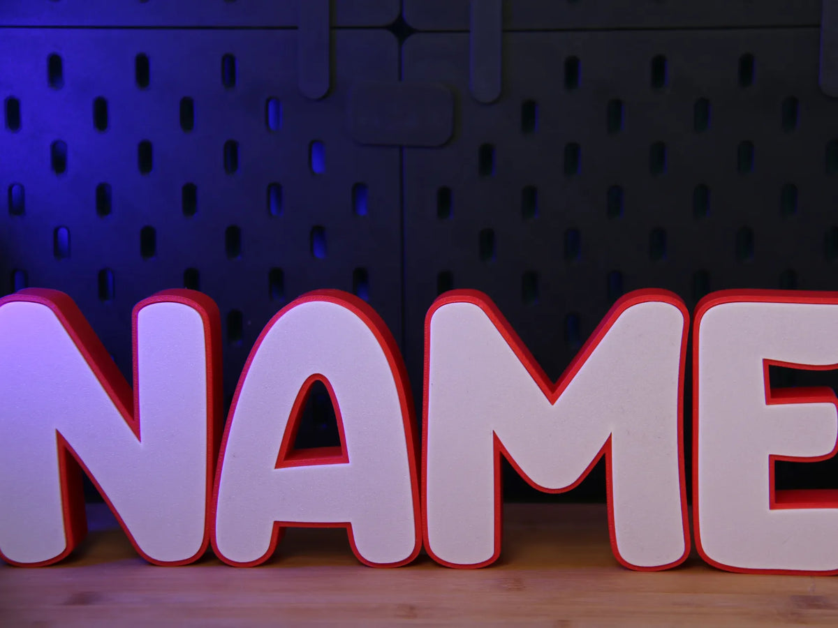 Lettres Lumineuses LED - Alphabet HS - Lumière Print