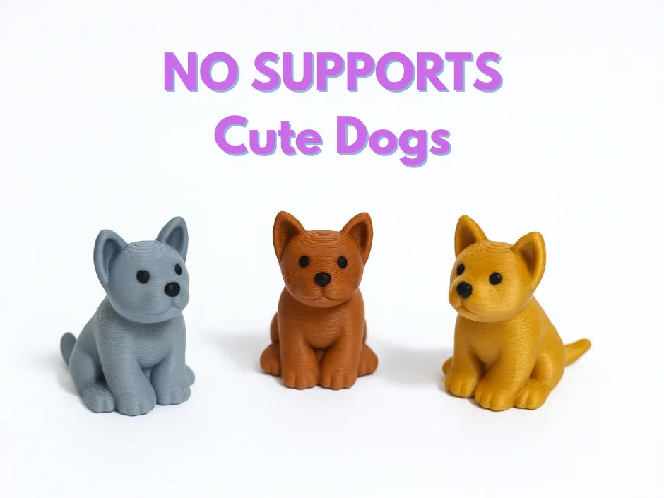 Mini figurine de chien mignon - Figurine Print