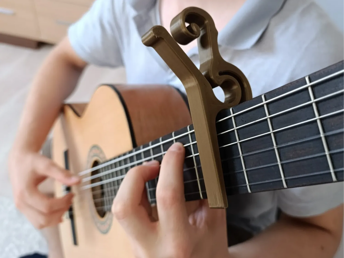Capodastre de guitare souple - Music Print