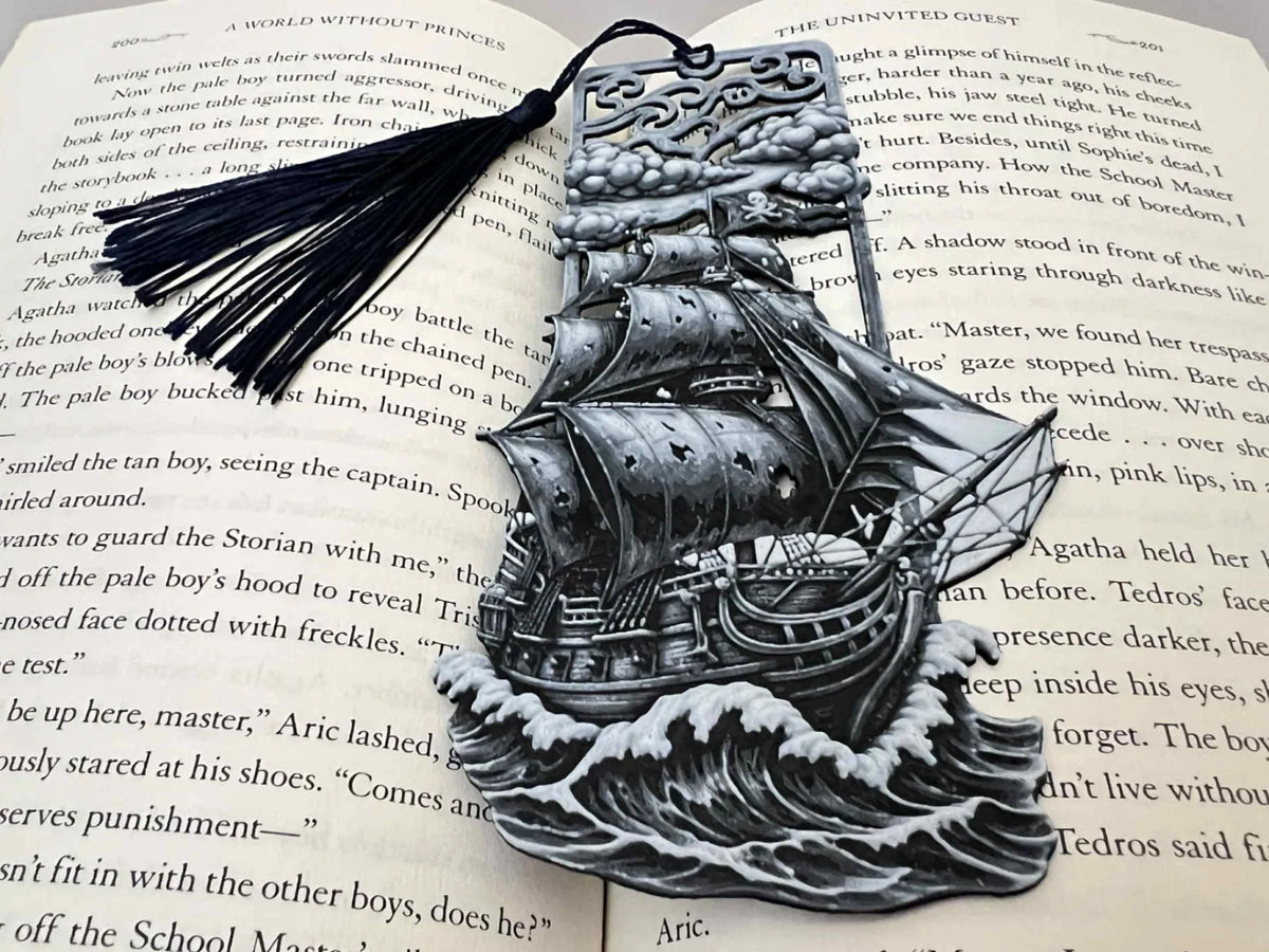 Black Pearl, Bateau pirate - Marque-page - Maquette Print