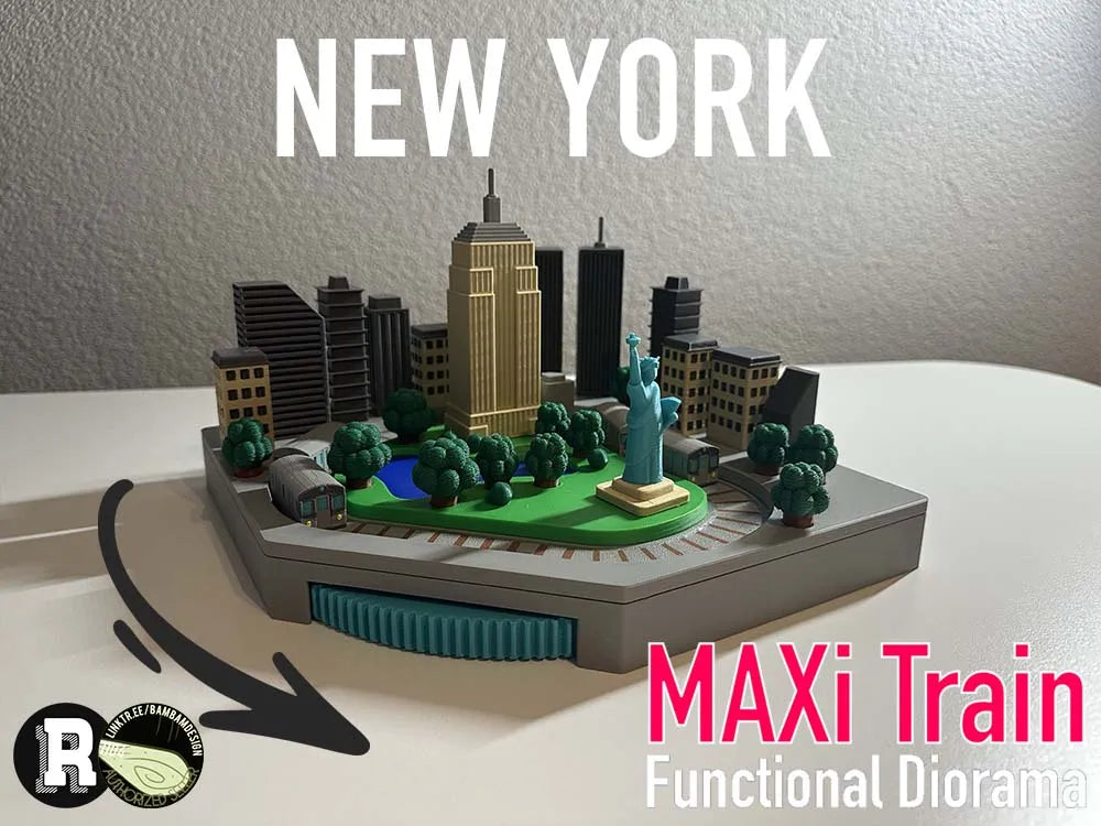 MAXi Train - Diorama fonctionnel de New York - Maquette Print