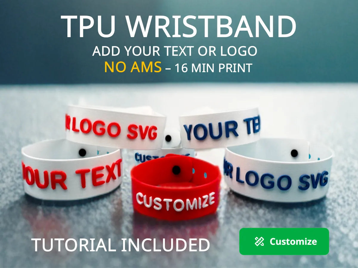Bracelet en tpu – personnalisable - Bijoux Print