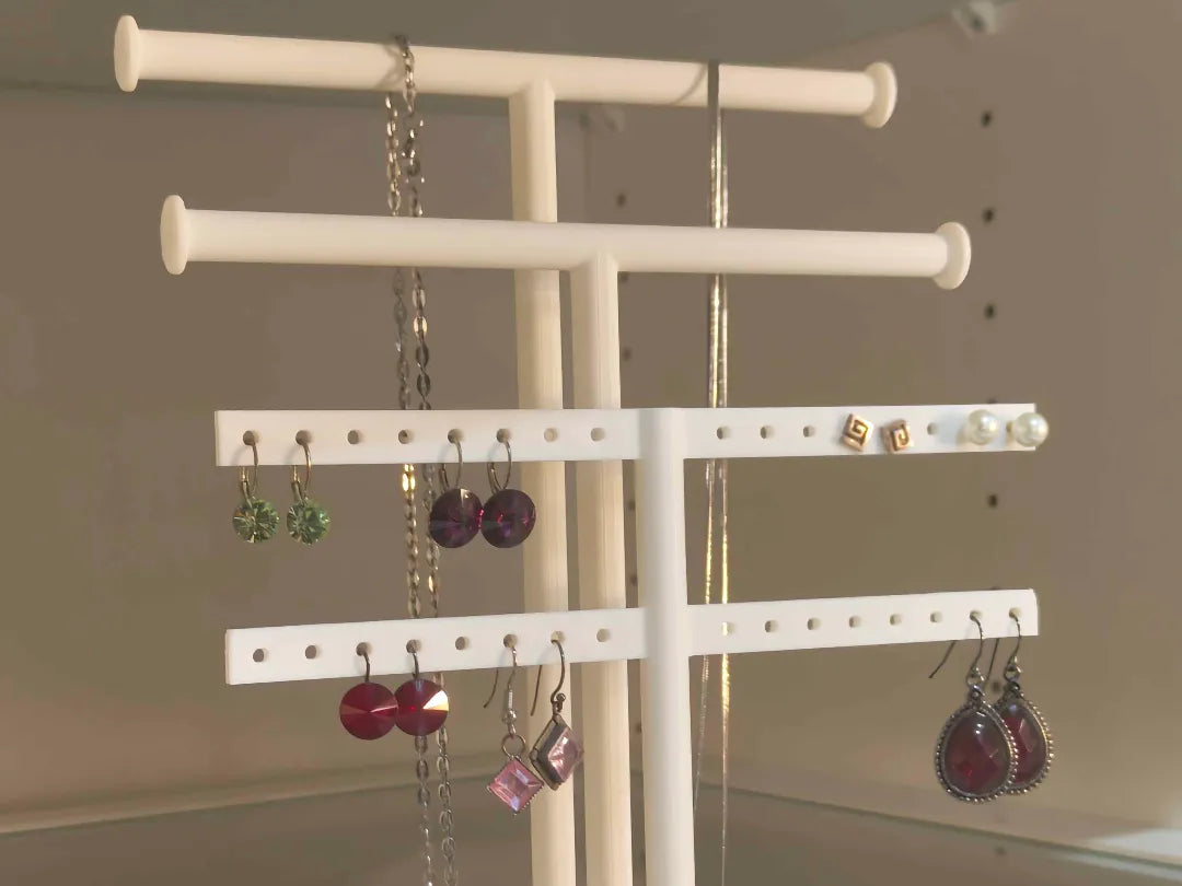 Organisateur de bijoux – Support pour colliers, boucles d'oreilles et bagues - Bijoux Print
