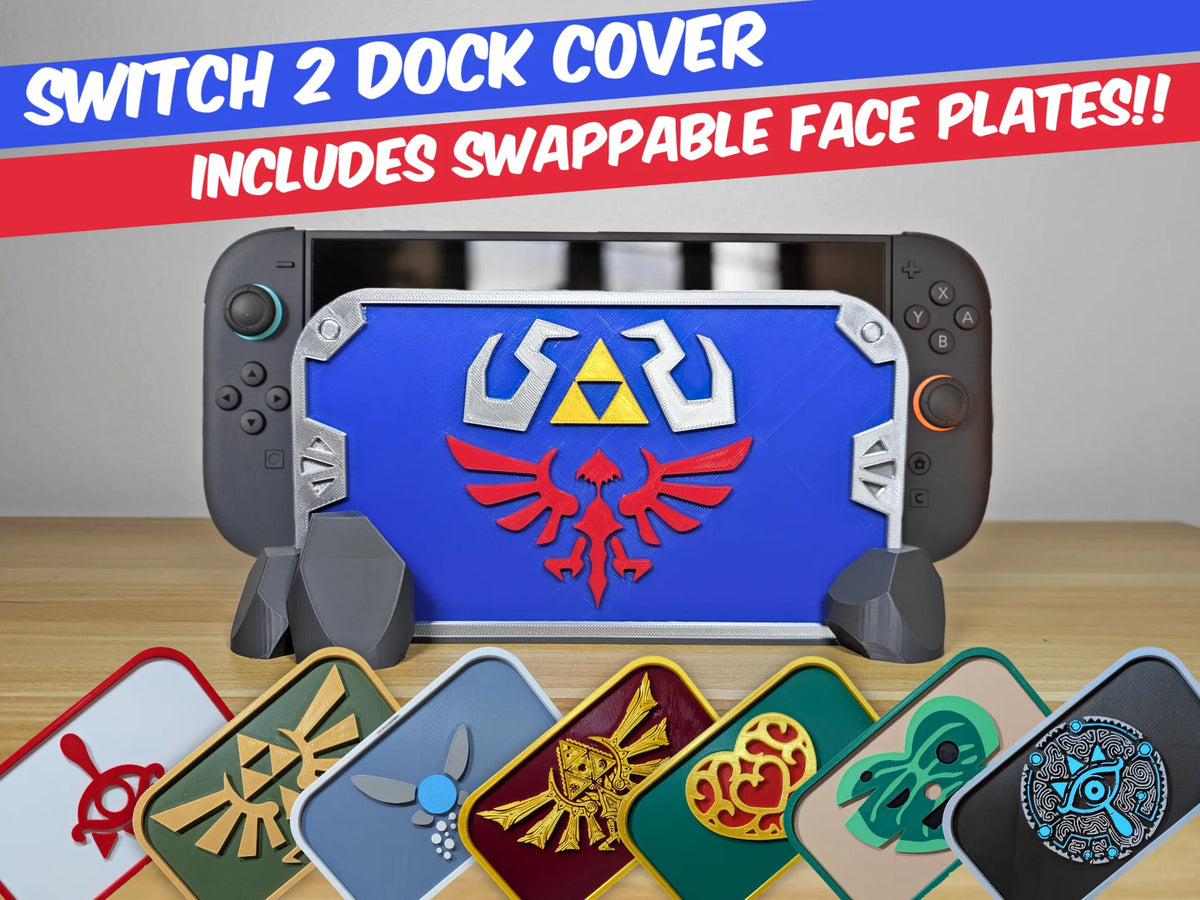 Écusson Hylien Zelda Nintendo Switch 2 Housse de Dock - Tech Print