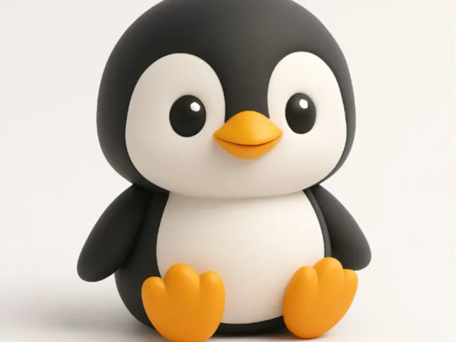 Mignon pingouin - Geek Print