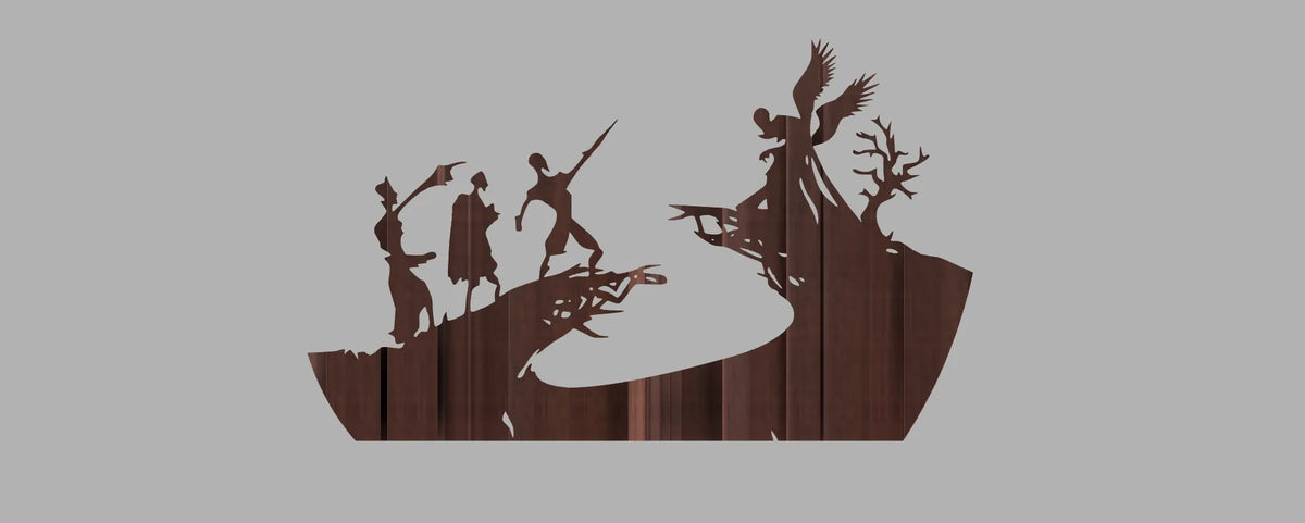 Harry Potter Texte réversible avec les Trois Frères - Geek Print