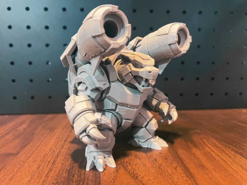 Statue Mécha ｜Une fusion de puissance & d'héritage - Art Print